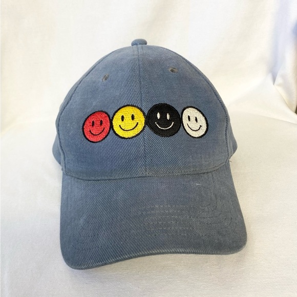 Vintage hat with handmade sown on patches and adjustable snap back - Picture 1 of 7